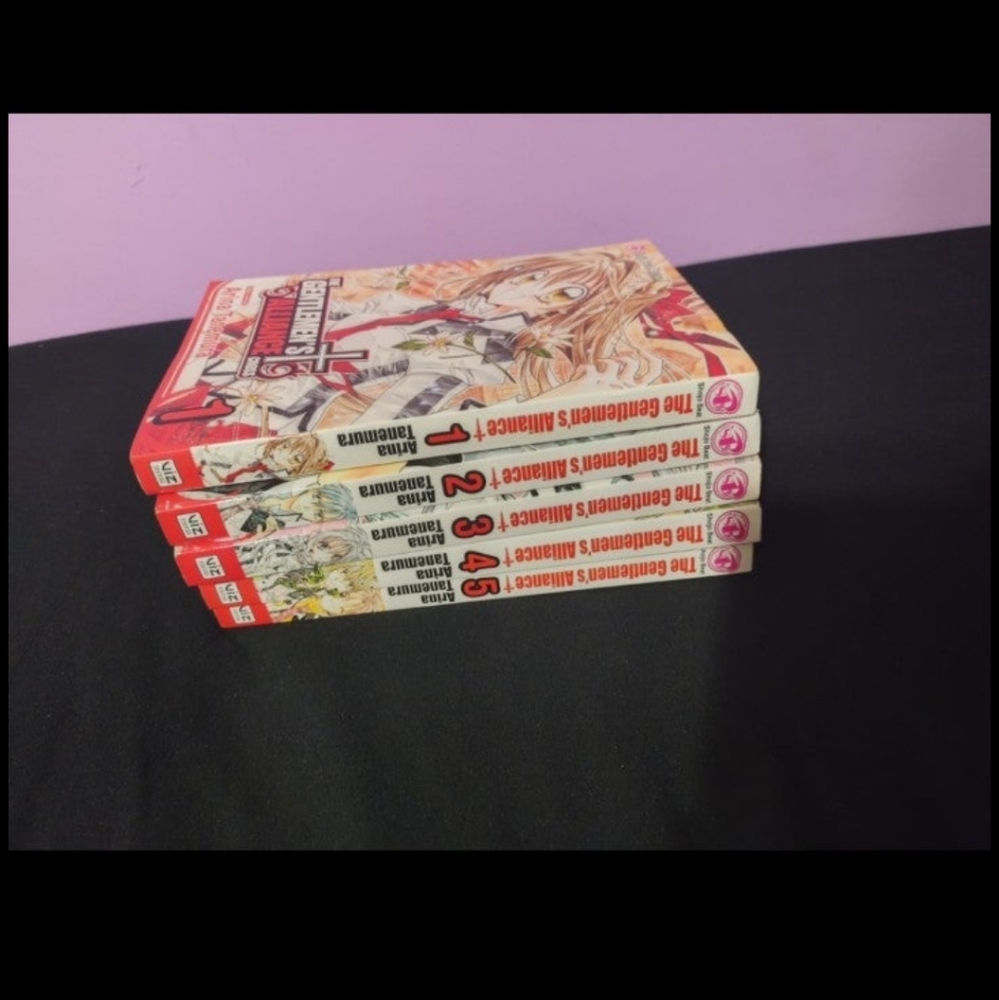 the Gentlemen's Alliance Cross Manga Vol 1-5